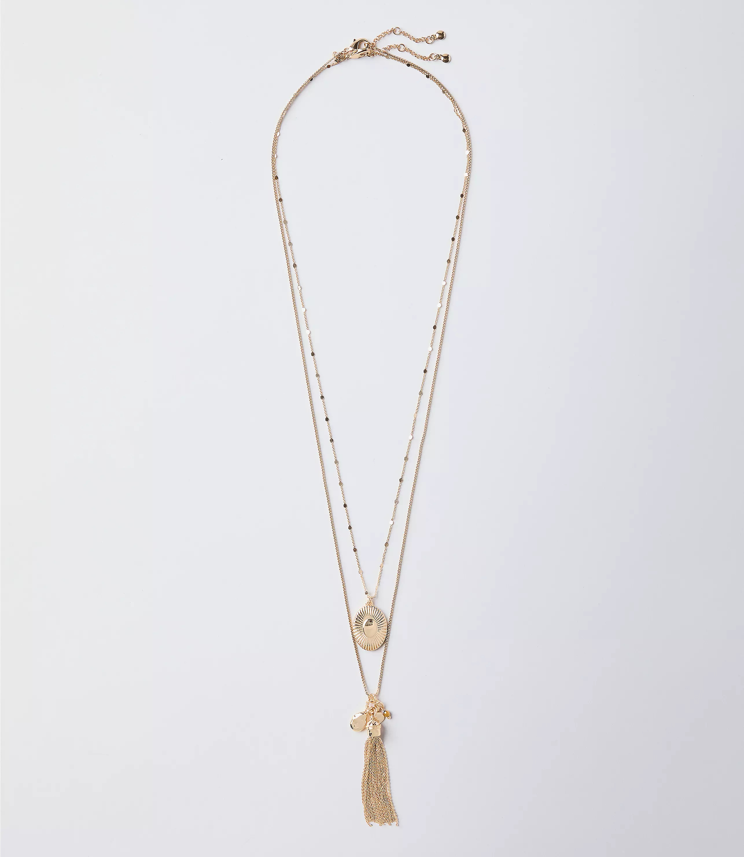 Cluster Tassel Pendant Necklace Set | LOFT