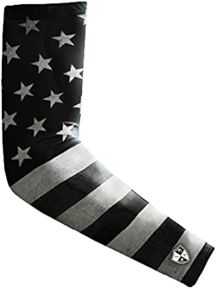 Kids Microfiber Single Arm Sleeve - American Flag (Black Out) | Amazon (US)
