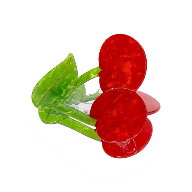 No Boundaries Cherry Hair Claw Clip, Women's | Walmart (US)