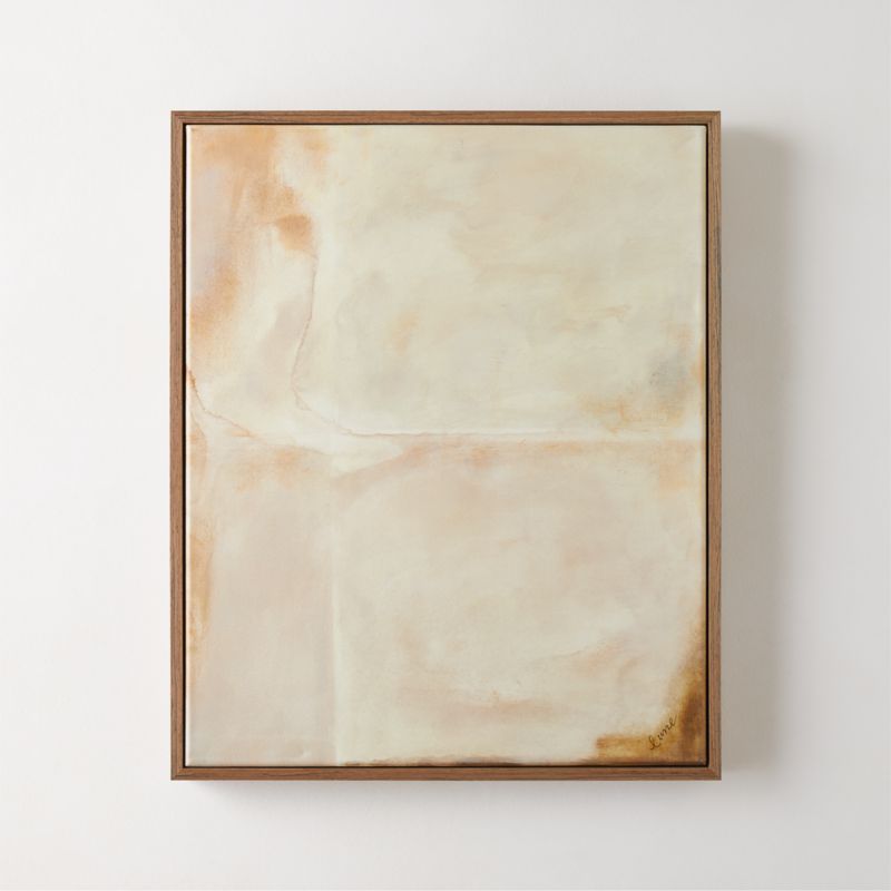 'Amber I' Framed Modern Wall Art 18"x22" | CB2 | CB2