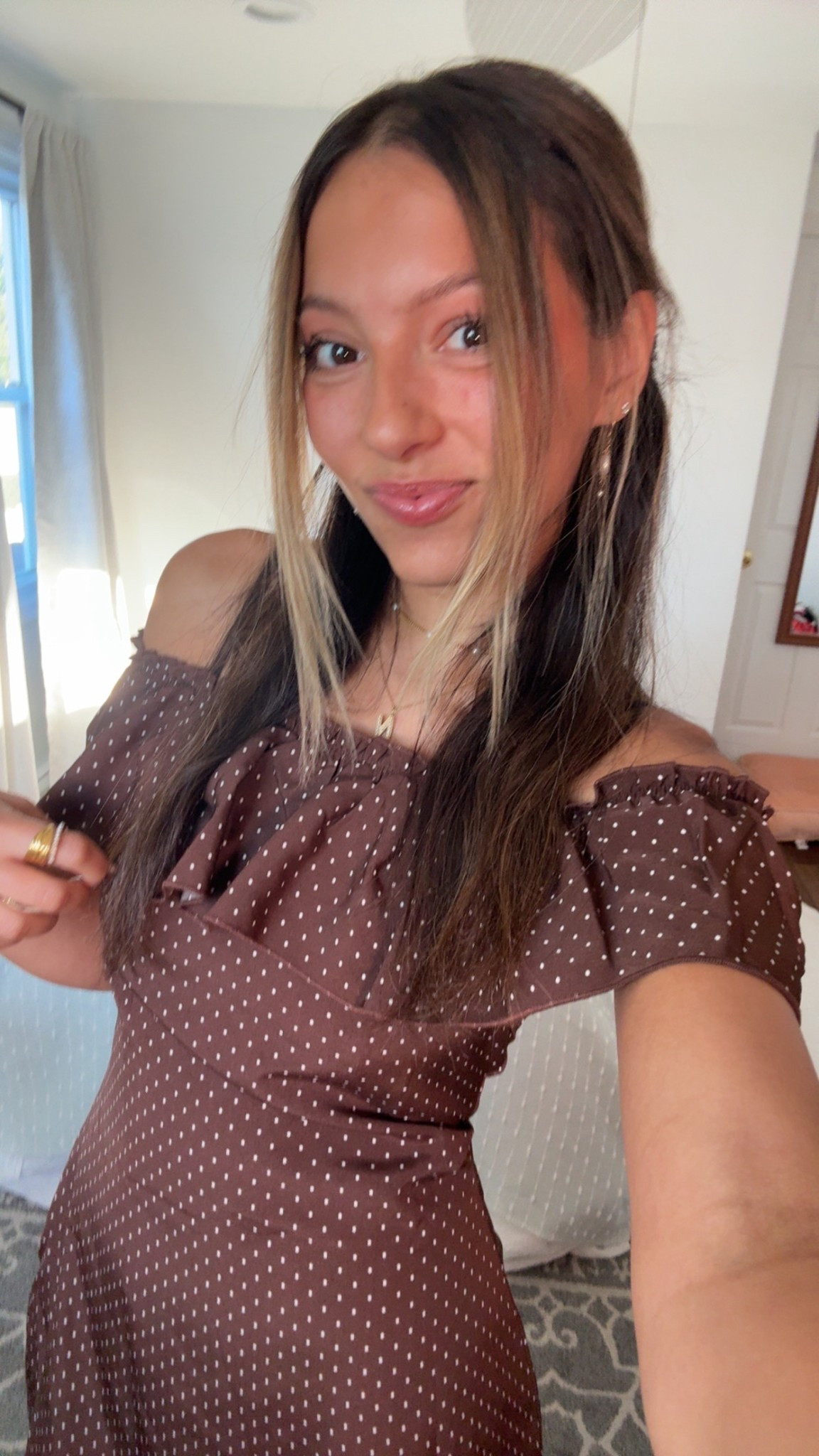 lil brown dress 🧸