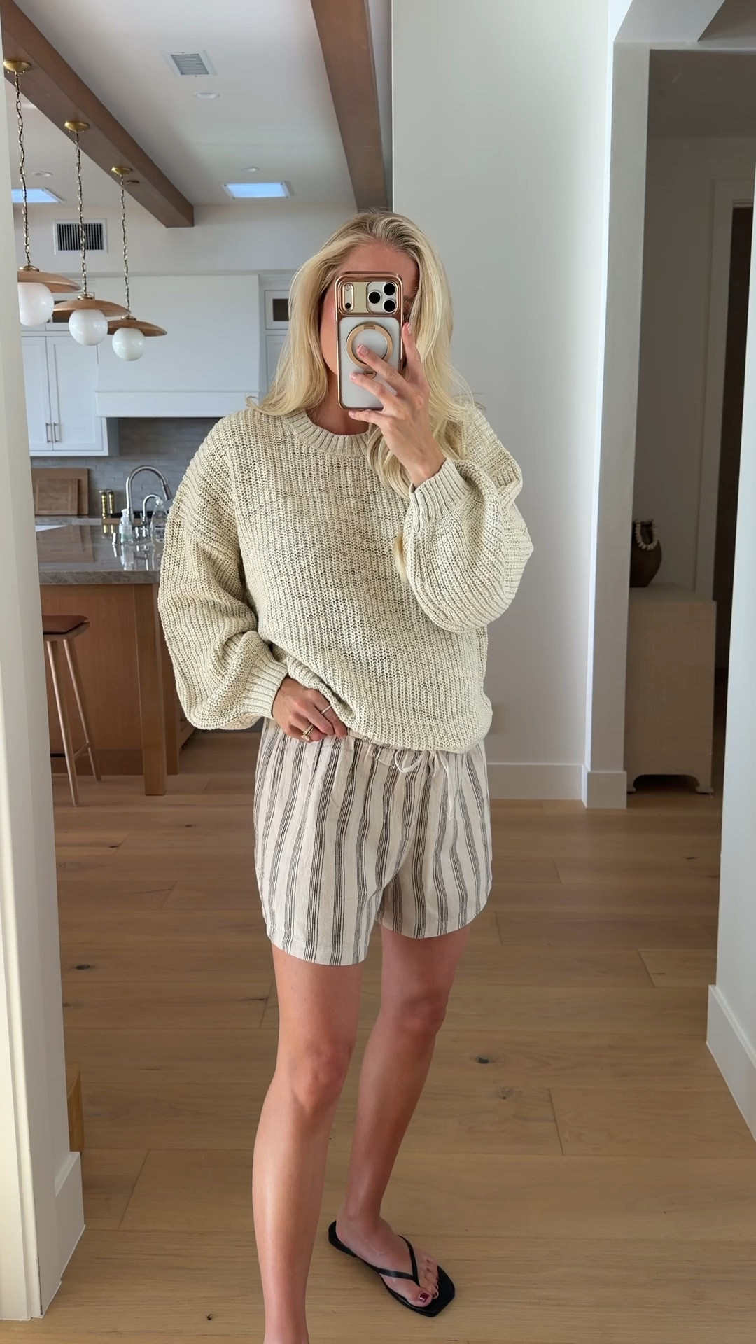 My Abercrombie code AFKATHLEEN is live for an additional 15% off! Wearing a medium in shorts (cream stripe - sized up for pregnancy), med in sweater, code “KPGS20!” for discount on bracelet & ring! #kathleenpost

Spring outfits 2026, spring transition outfit, casual chic look, errands outfit, bump friendly, maternity look

#LTKBump #LTKootd #LTKSeasonal