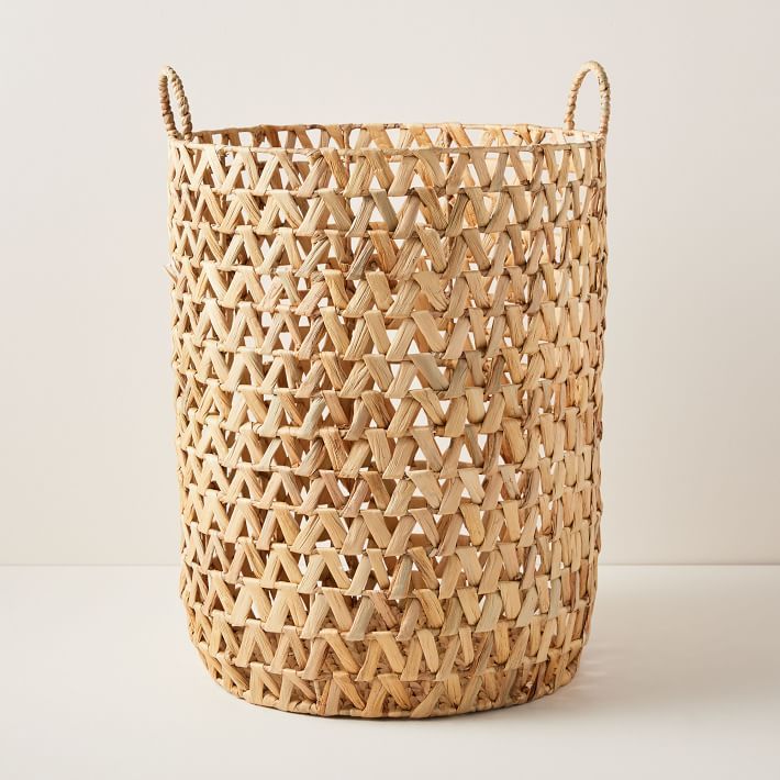 Open Weave ZigZag Baskets, Hamper | West Elm (US)