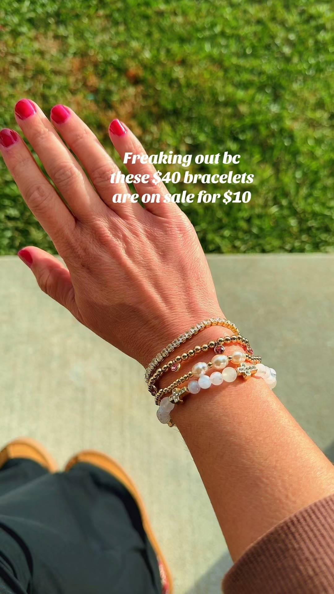 Bracelet stacks for the perfect Christmas gift or stocking stuffer  

#LTKBeauty #LTKGiftGuide #LTKFindsUnder50