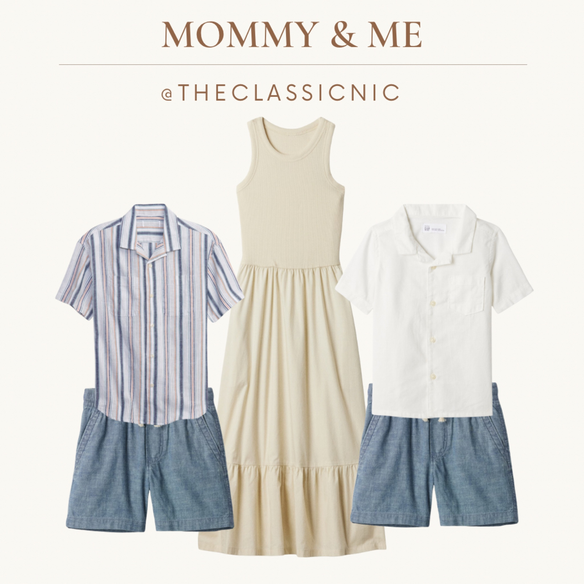 Mommy and me spring family photos neutral dress chambray shirts boys button downs 

#LTKfamily #LTKfindsunder50 #LTKkids