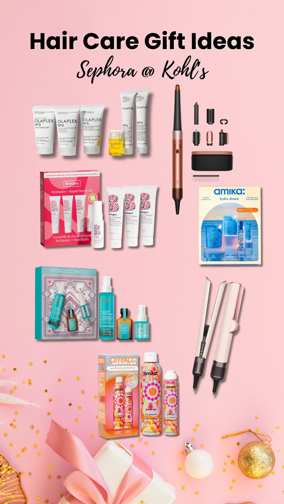 Gift ideas for hair care lovers that you can find at Sephora @ Kohl's.
#sephora #haircare #LTKhair 

 

#LTKGiftGuide #LTKHoliday #LTKBeauty