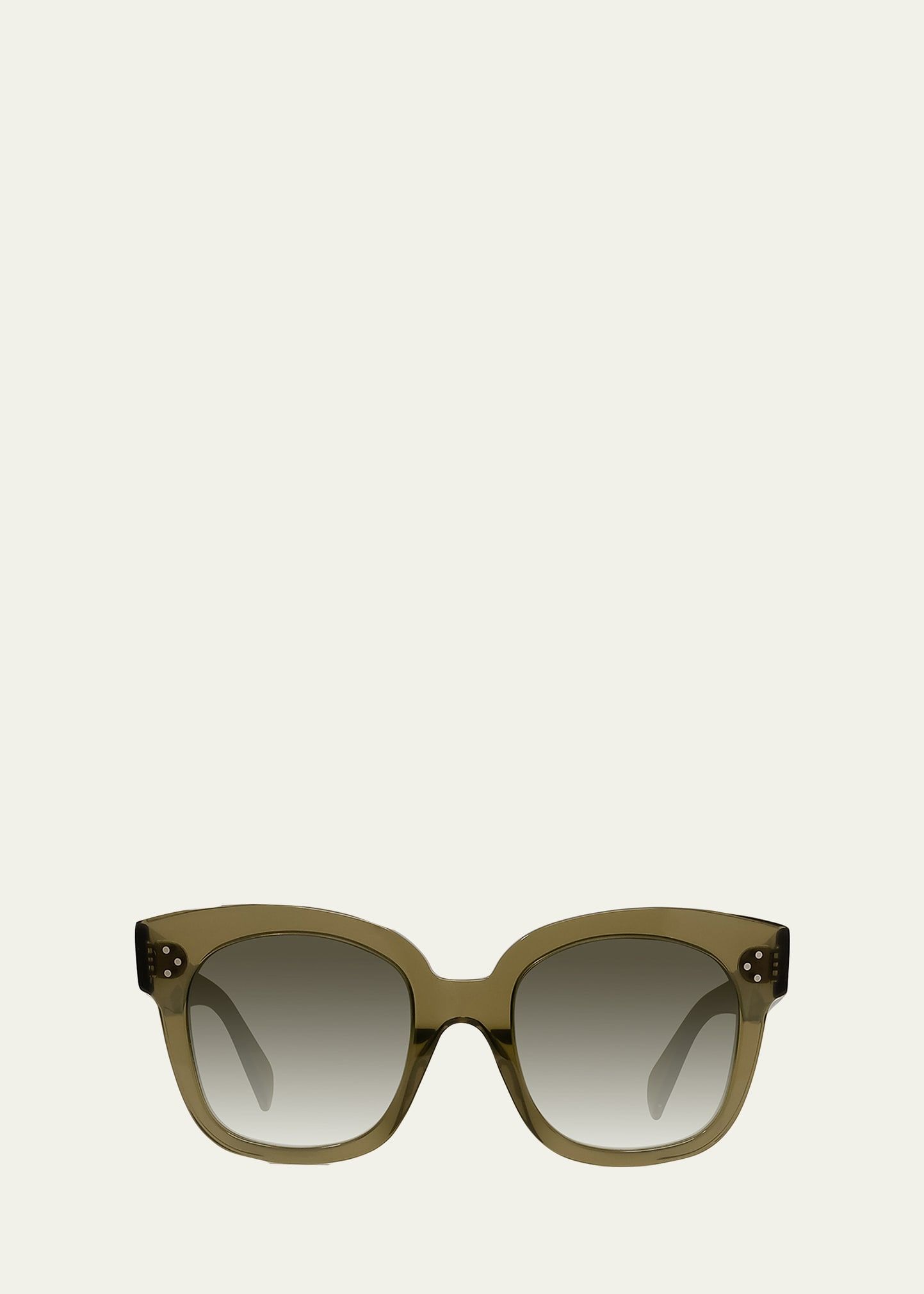 Celine Square Gradient Acetate Sunglasses | Bergdorf Goodman