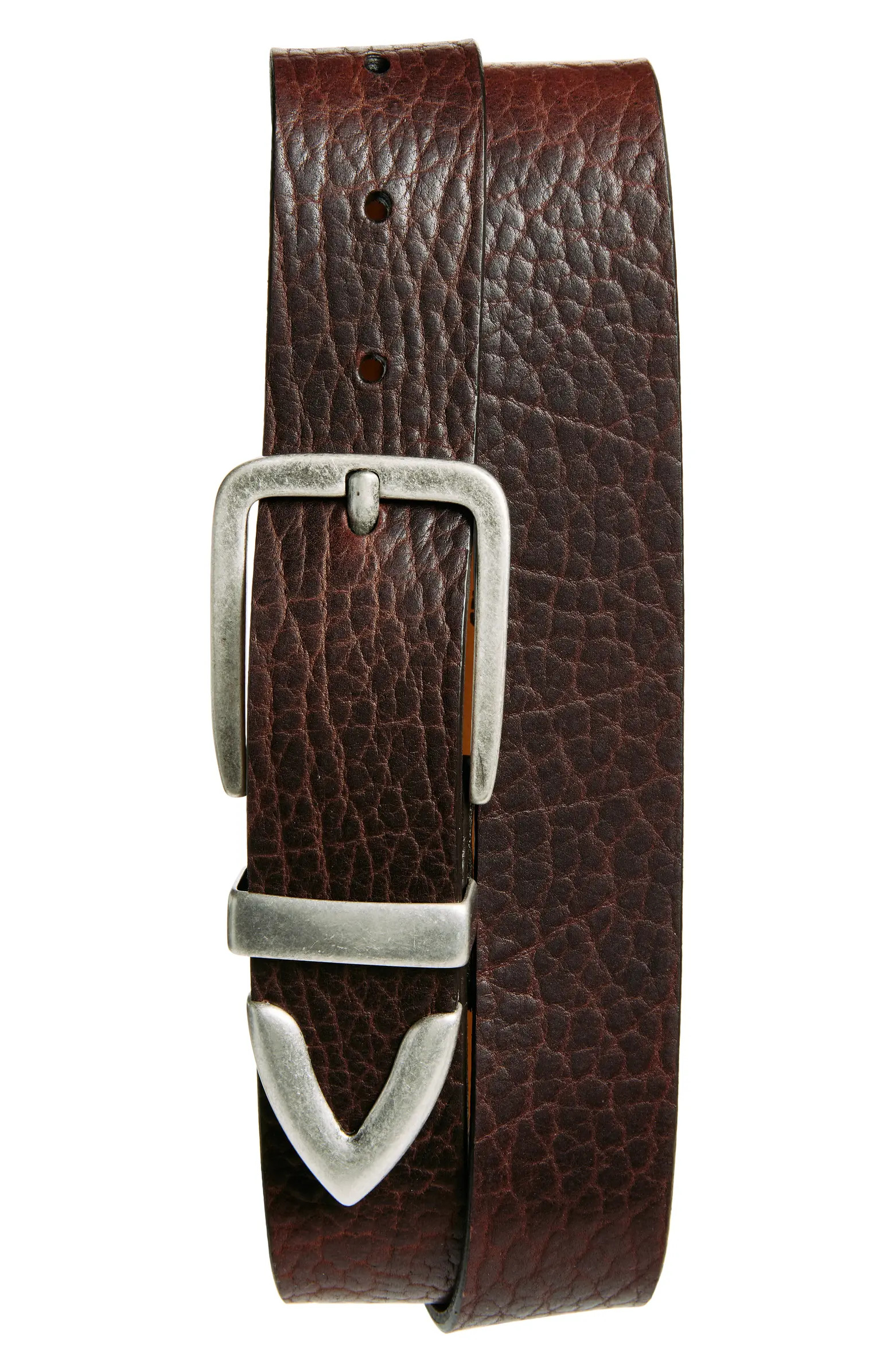 Johnston & Murphy Bison Leather Belt | Nordstrom | Nordstrom