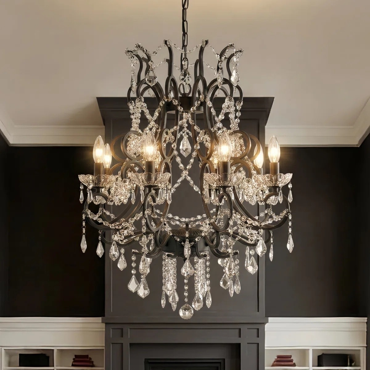 Tomball 10 - Light 25"W Dimmable Traditional Classic Chandelier with Crystal & Metal Frame for Living Room or Dining Room

#LTKSeasonal #LTKdayinmylife #LTKHome