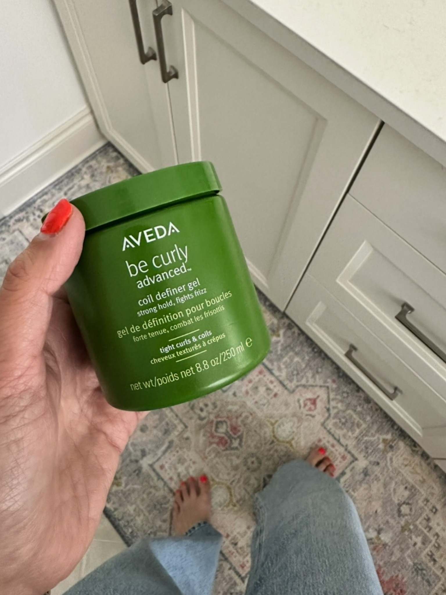 My favorite hair product. Tames my curls, gets rid of frizz and smells so good. I love it.