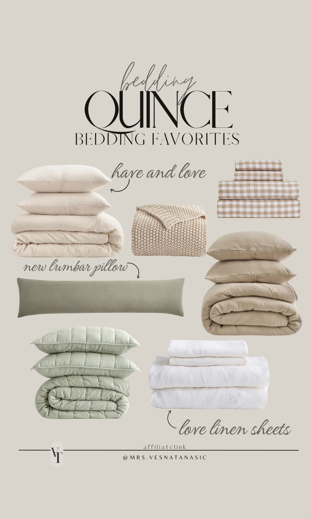 Quince bedding favorites! I have been loving @quince bedding lately! The quality is amazing and the price is reasonable. They have 100% cotton and linen sheets that I love. #quince #bedding #bedroom 

#LTKSpringSale #LTKSaleAlert #LTKHome