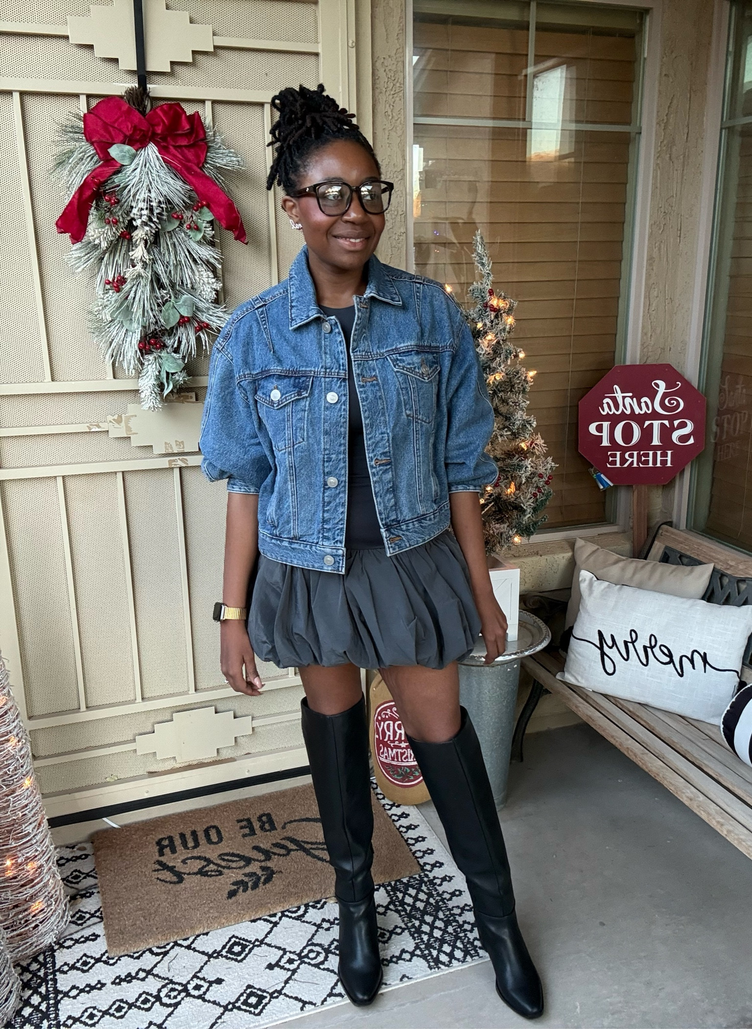 Countdown to the holidays is upon us 🎄
Jacket and dress in small
I’m 5’8 and 150ish lbs
Boots-TTS I’m wearing a 10

#LTKSaleAlert