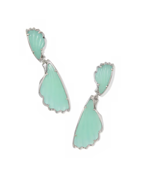 Alexa Vintage Silver Statement Drop Earrings | Kendra Scott