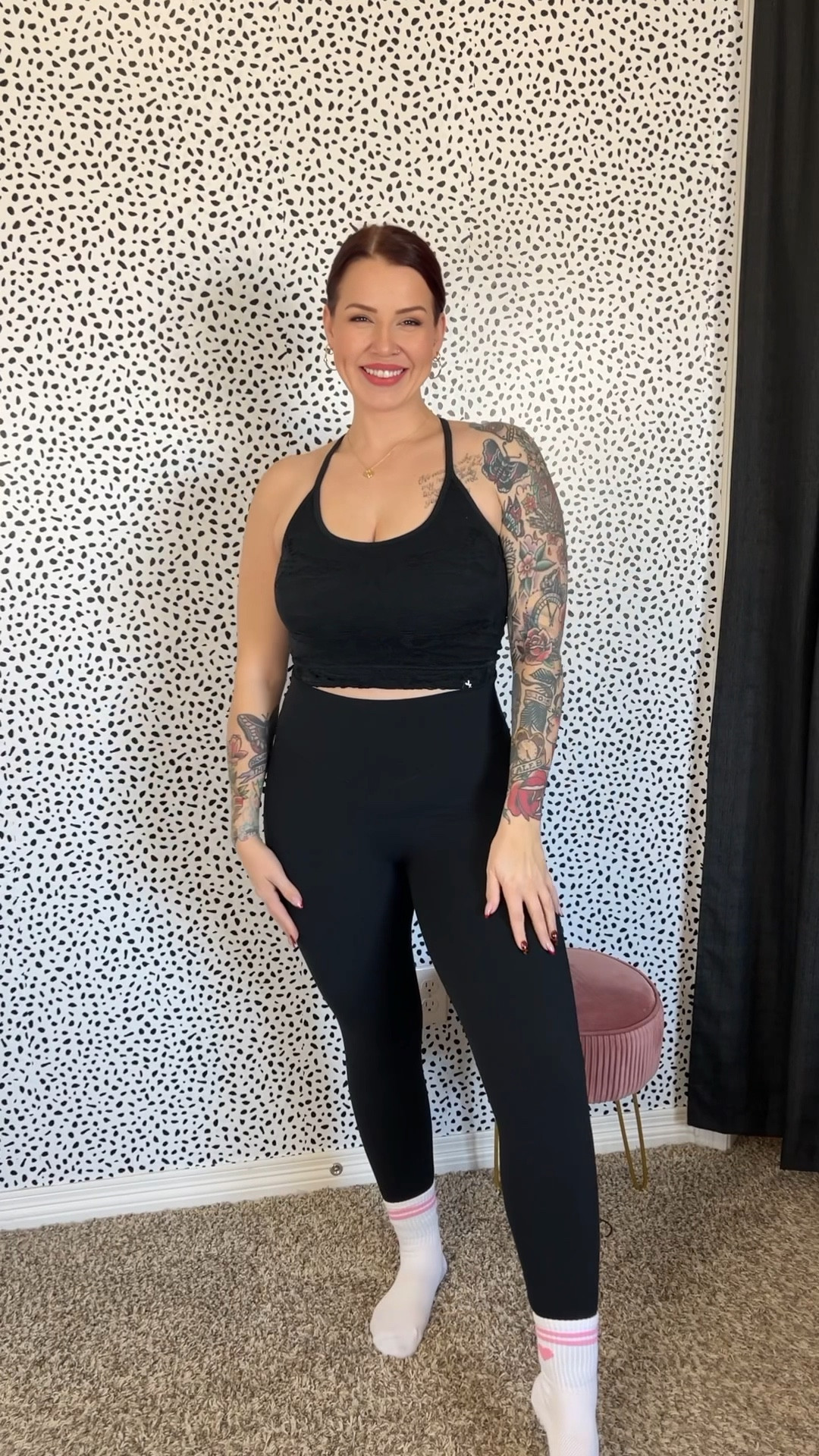 Black lace sports bra (I have it in purple too and love it 🤩). Paired with my fave Amazon leggings! Loving this flowy, soft T from Target! I’m wearing a large in the sports bra and leggings.

#LTKActive #LTKMidsize #LTKSaleAlert