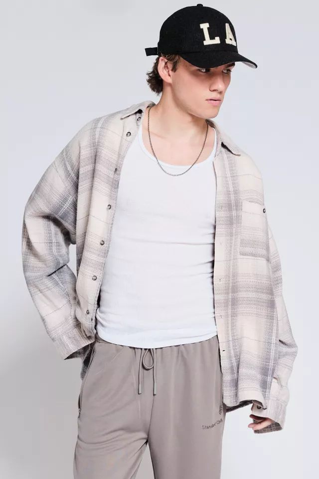 Urban Renewal Vintage Oversized Heavy Flannel Shirt | Urban Outfitters (US and RoW)