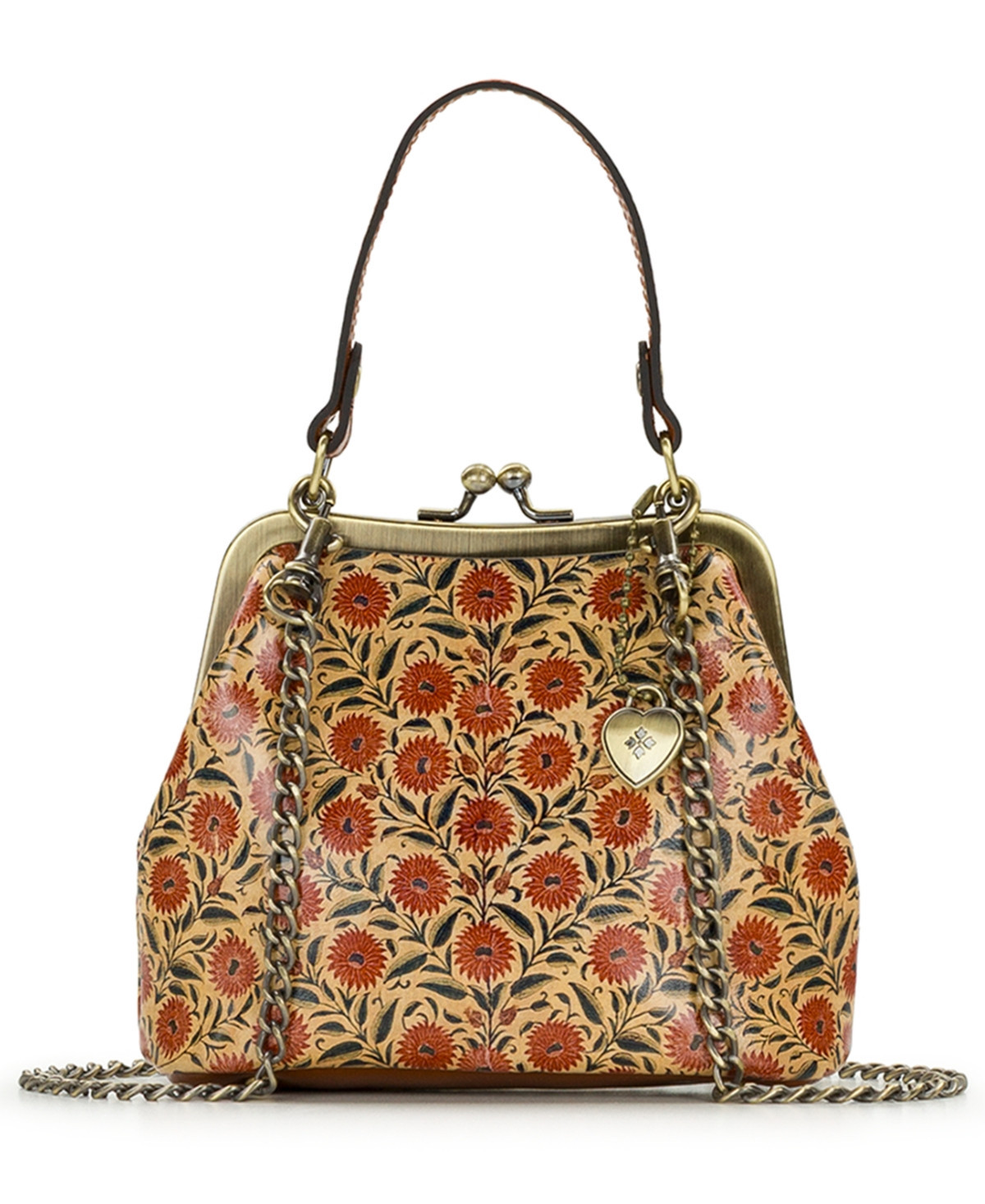 Patricia Nash Laureana Parisian Chain Mini Crossbody Bag - Scandi Antique Ochre | Macy's