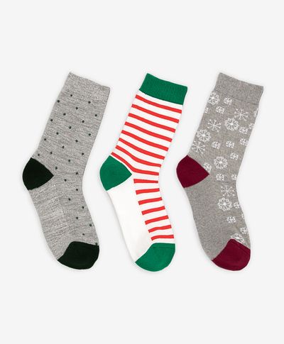 holiday sock box 3-pack | Pact Apparel
