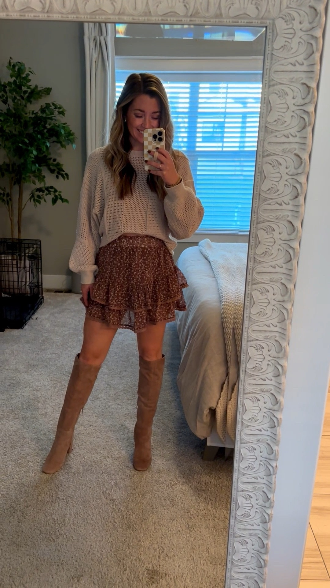 Cute fall transition outfit!

Amazon Skirt: Size XS (TTS)
Sam Edelman Boots: Size 6 (TTS)


#LTKSeasonal #LTKFindsUnder50 #LTKPetite
