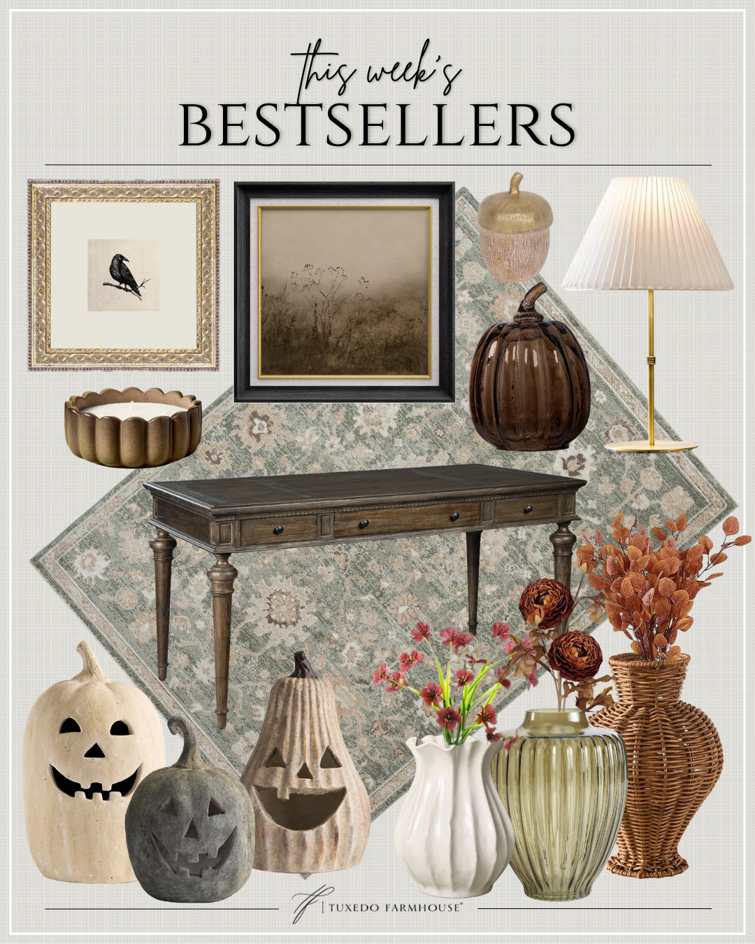 This Week's Bestsellers

Which one was your favorite?

Seasonal, home decor, fall, accent chairs, rugs, wall art, frames, pillows, lamps, baskets, candles, books, coffee tables, ottomans, trays, bowls, consoles, accent tables, pumpkins, vases, acorns, desks
 

 #LTKSeasonal #LTKHome #LTKFindsUnder100