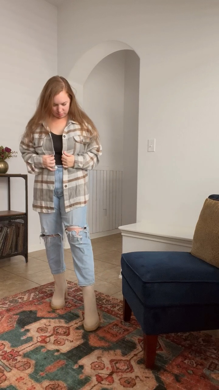 2 budget Amazon Shackets that are a fall staple this year! They are both neutral and can go with so many outfits. 

#LTKunder50 #LTKstyletip #LTKSeasonal