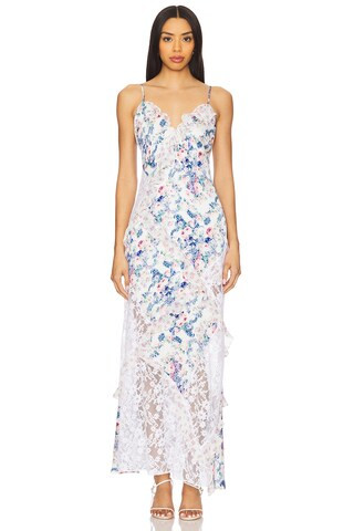 Josalyn Maxi Dress in Blue | Revolve Clothing (Global)