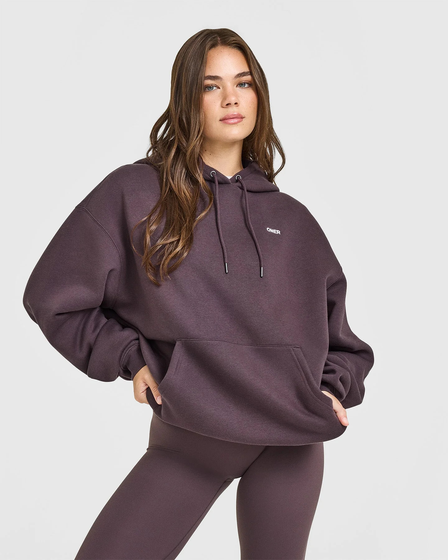 Foundations Oversized Hoodie 
 Umber Brown | Oner Active (UK / US)
