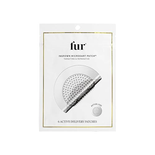 Fur Ingrown Microdart Patches | Ingrown Hair Treatment | Microneedle Patches | Razor Bump Treatment | Safe for Sensitive Areas | 6 Count Pack | Amazon (US)
