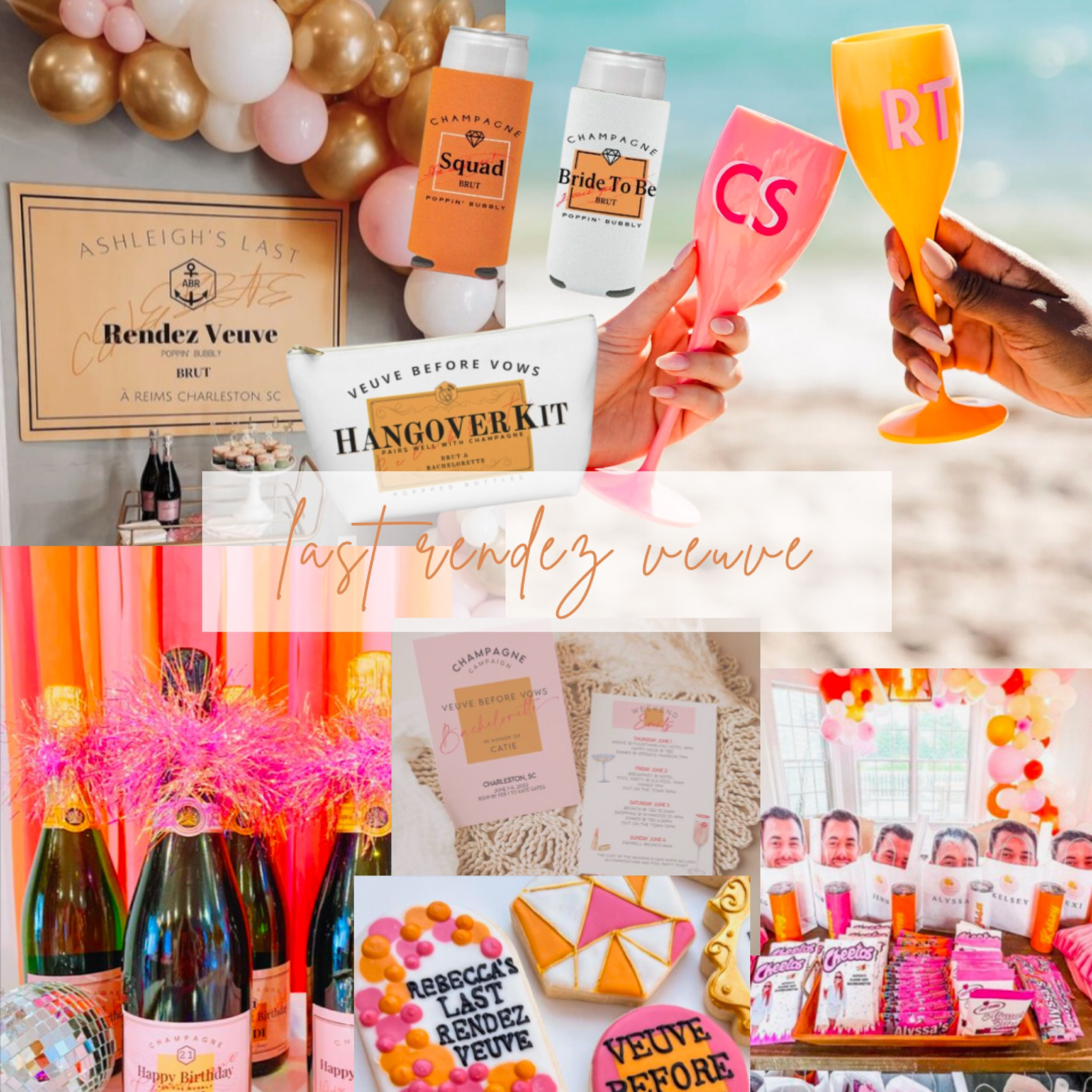 Last rendez Veuve decor inspo

last rendezvous, bachelorette theme ideas, bachelorette party decor, bachelorette weekend, Veuve clicquot, bachelorette party ideas, bride balloons, bachelorette itinerary, bachelorette gifts, bachelorette party favors 

#LTKunder50 #LTKwedding #LTKFind