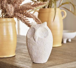 Handcrafted Artisan Owl Object | Pottery Barn (US)