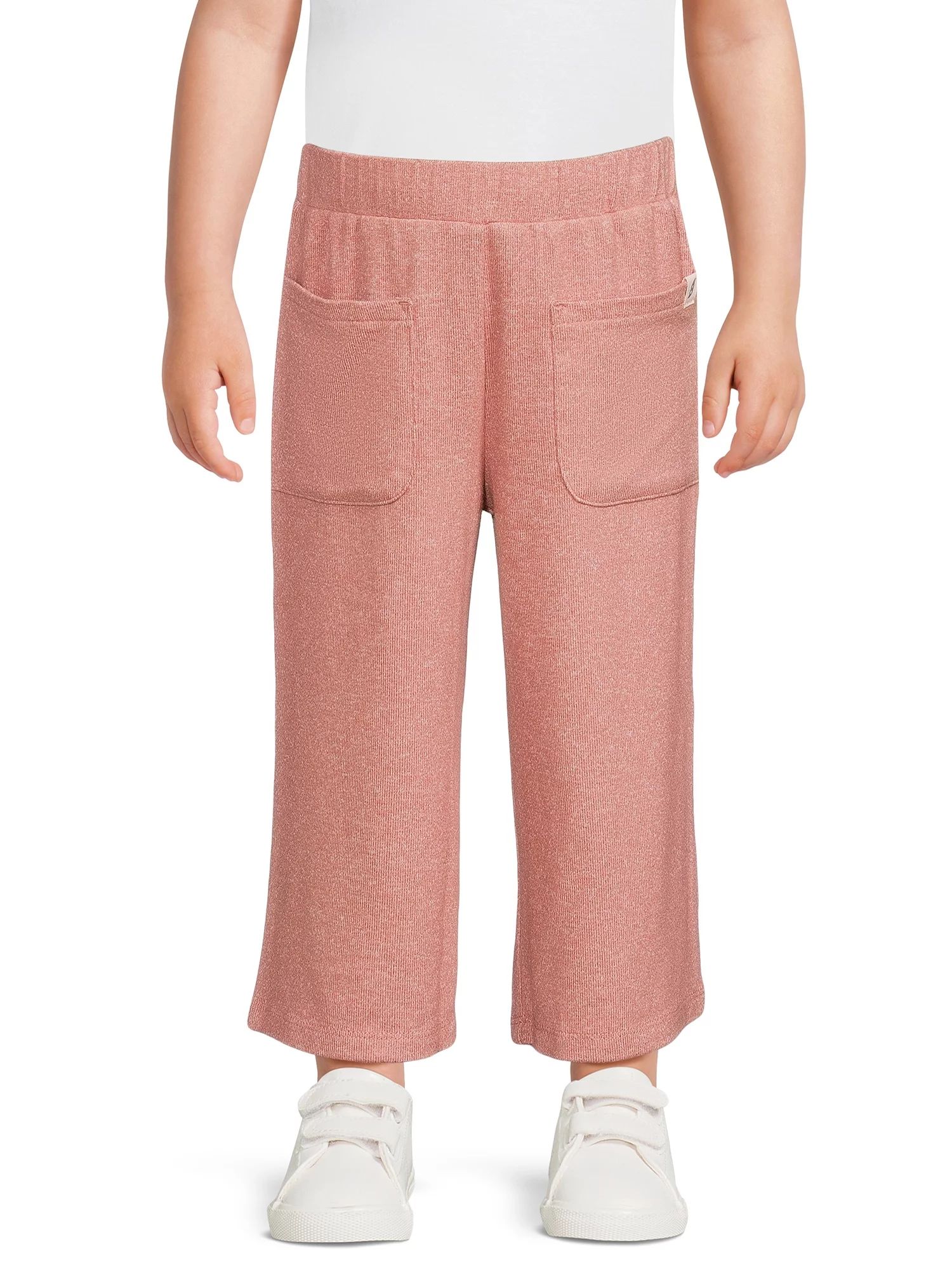 easy-peasy Toddler Girl Hacci Wide Leg Pant, Sizes 12 Months-5T | Walmart (US)