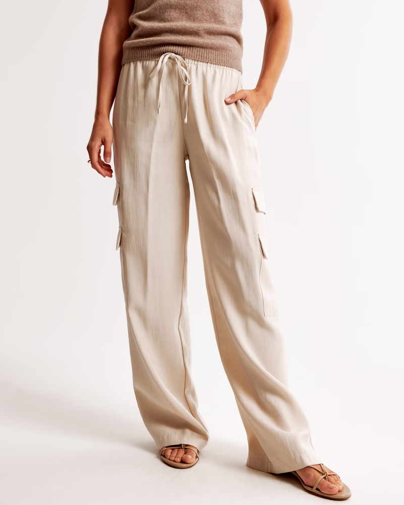Women's Pull-On Cargo Pant | Women's Clearance | Abercrombie.com | Abercrombie & Fitch (US)