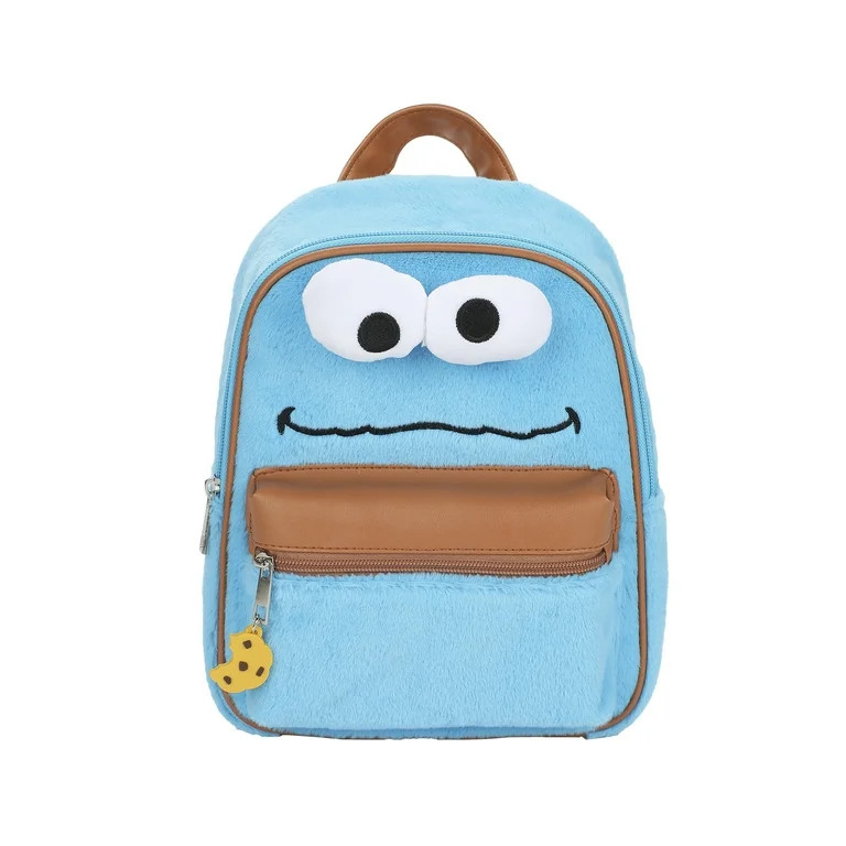 Sesame Street Cookie Monster 11" Women's Mini Backpack | Walmart (US)