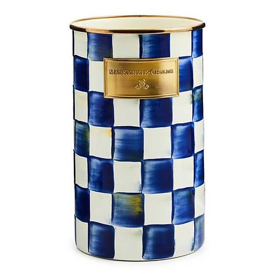 Royal Check Enamel Utensil Holder | MacKenzie-Childs