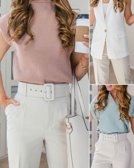 Spring Business Casual Outfit Inspo!
Wearing a size small in all of the tops.
Pants are Zara 4387/040. I’m wearing a size small. I’ve linked a similar pair here.

Work outfit ideas | spring workwear | work outfits Amazon | business casual outfits | corporate outfits 

#LTKworkwear #LTKfindsunder100 #LTKstyletip