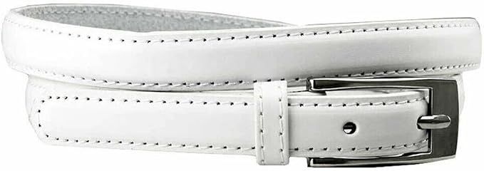 Women's Dress Skinny Belts Fashion Waist Belt Genuine Leather Belt 3/4"(19mm) wide | Amazon (US)