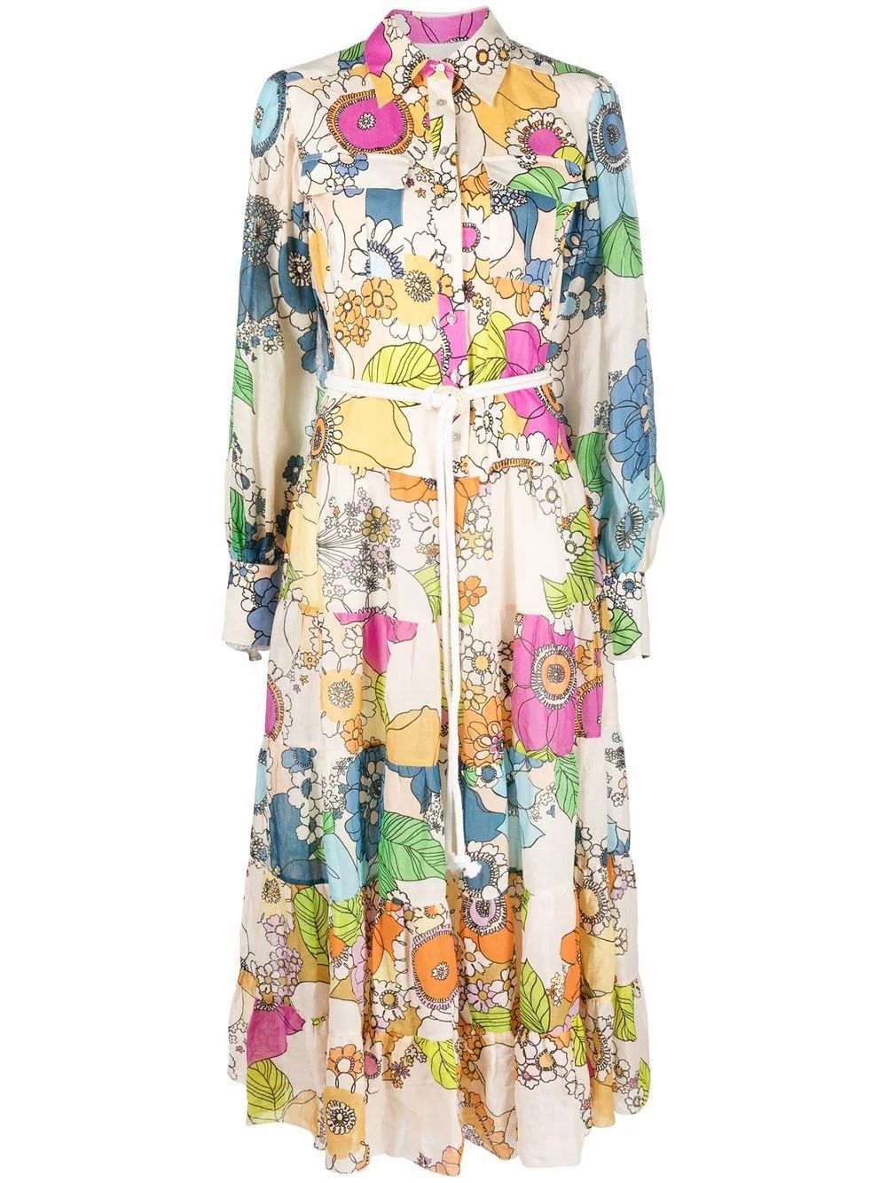 floral-print shirt dress | Farfetch (RoW)