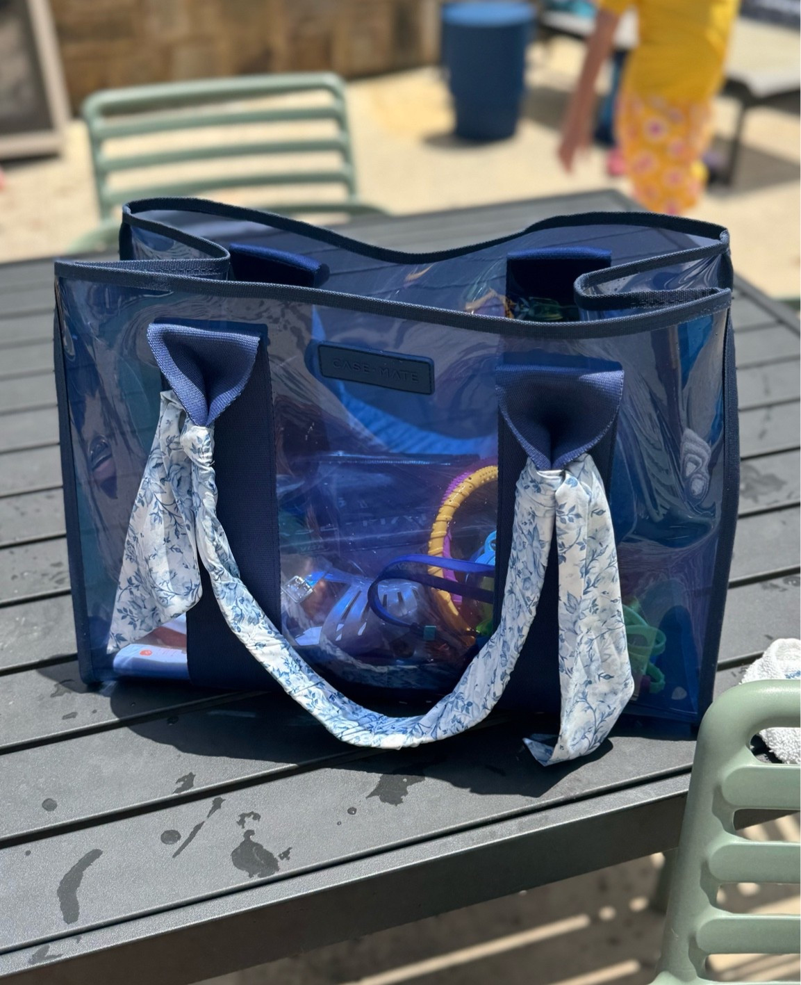 My faaaavorite jelly tote perfect for the pool days with kids! Light, not bulky and folds up.  Even has a water resistant pouch inside for your phone 👏🏼

#LTKdayinmylife #LTKmomlife #LTKSwim