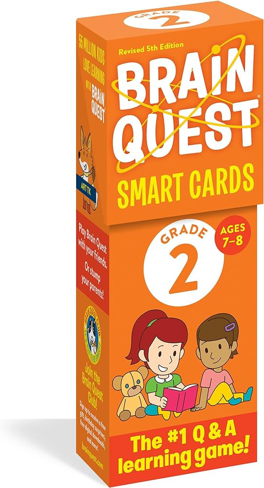 Brain Quest 2nd Grade Smart Cards Revised 5th Edition (Brain Quest Smart Cards) | Amazon (US)