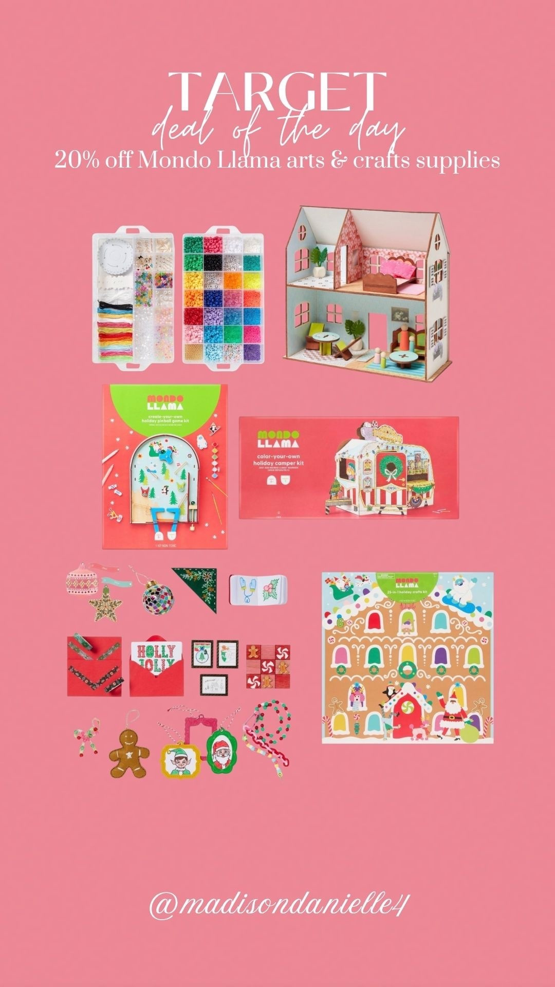 Crafting supplies on sale = instant yes from me🎨💗

target deal of the day 20% off mondo llama arts and crafts supplies mondo llama craft kit target crafting supplies mondo llama art set target sale kids arts and crafts deals target mondo llama discount craft supplies target kids creative kit mondo llama target 20 percent off crafting activity set target hobby kids arts supplies mondo llama collection target

#LTKKids #LTKGiftGuide #LTKHoliday