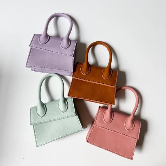 Children’s Pastel Spring Purse | Mini Handbag for Toddlers & Kids | Etsy (US)