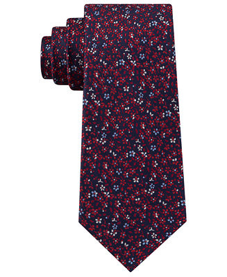 Men's Classic Floral Silk Tie | Macys (US)