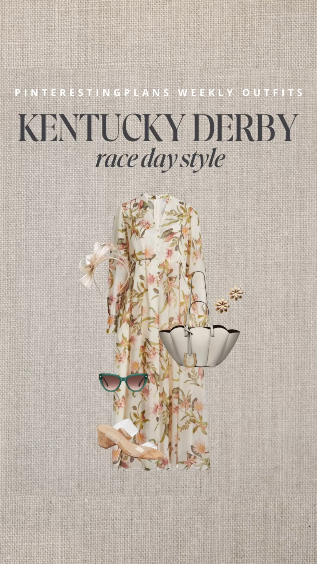 Kentucky derby outfit idea. Spring event dress. Spring outfit. Spring fashion. Floral maxi dress.

#LTKItBag #LTKParties #LTKWedding