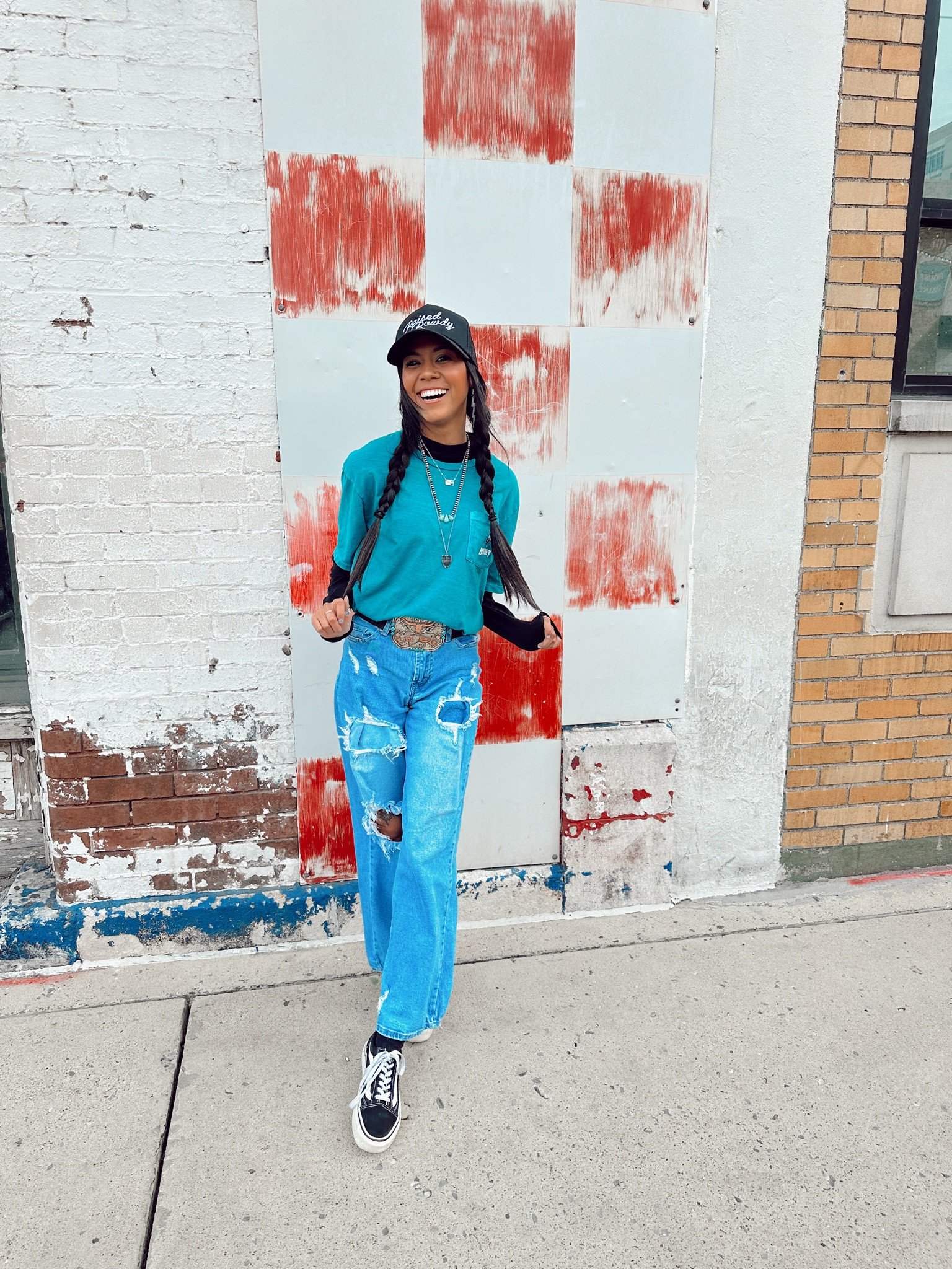 All shades of blue baby ⚡️🩵
-Hooey Shirt
-Raised Rowdy T-shirt
-Molly Custom Silver Buckle
-Vans

#LTKstyletip #LTKfindsunder100 #LTKU