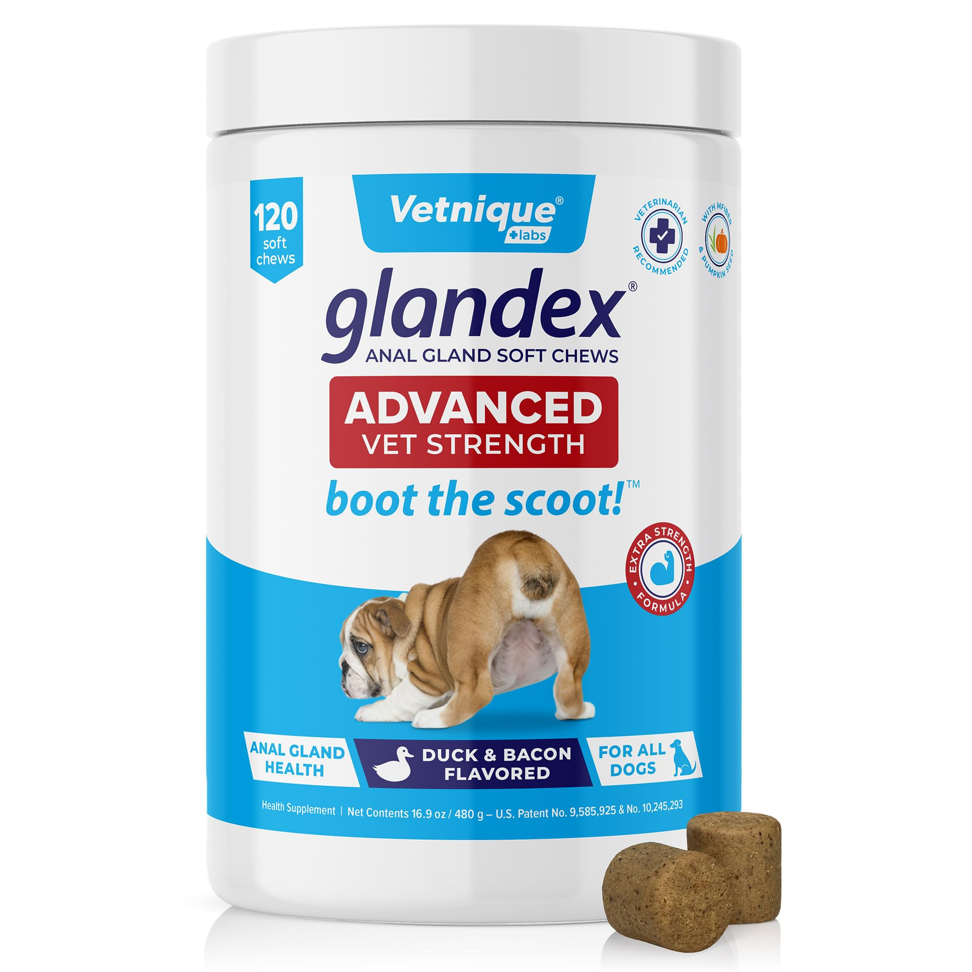 Vetnique Glandex Anal Gland Soft Chew Treats with Pumpkin for Dogs Digestive Enzymes, Probiotics ... | Amazon (US)