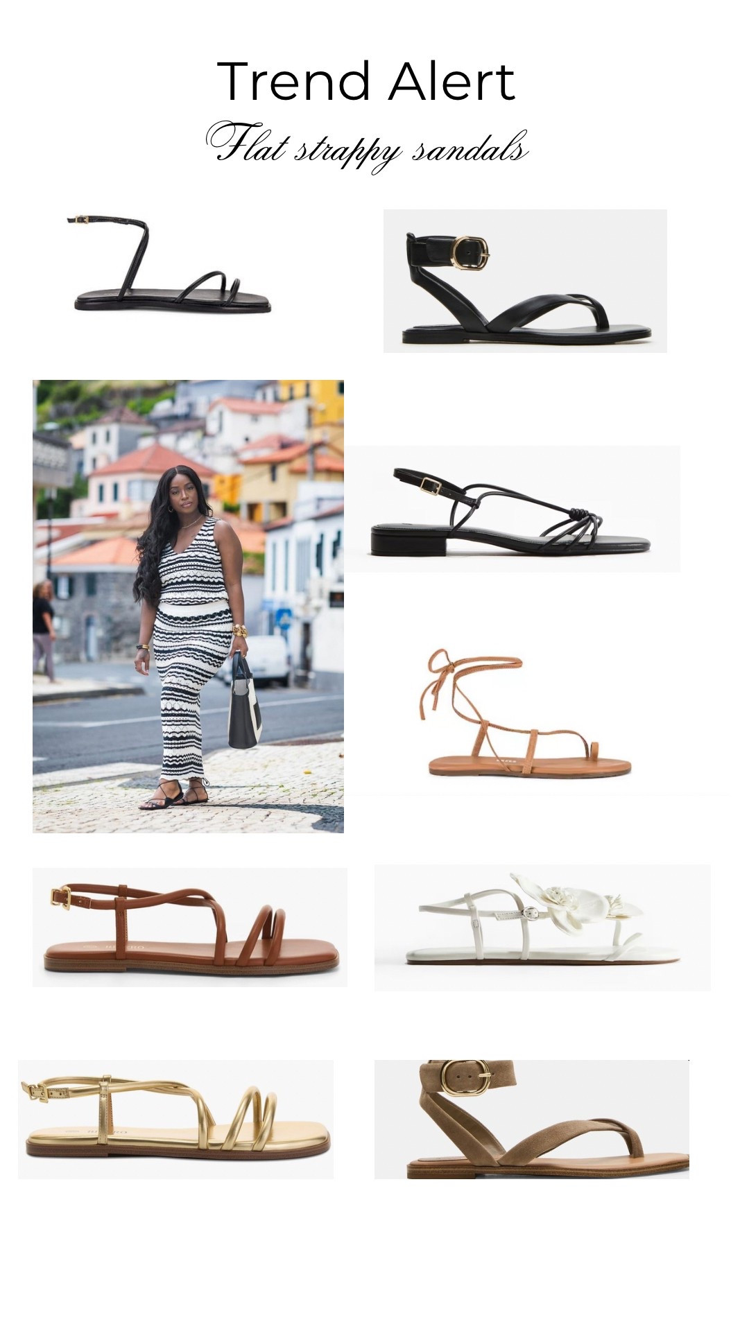 My favorite flat strappy sandal pics! 

#LTKstyletip #LTKsummer