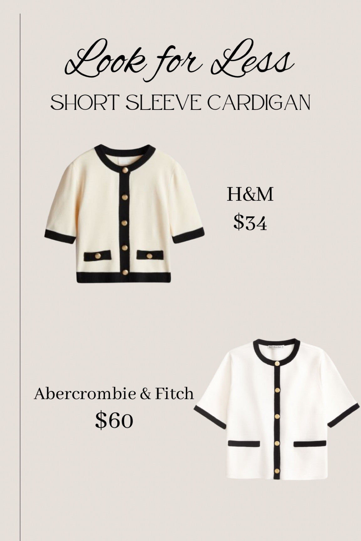 Look for Less// short sleeve cardigan. A must have for Fall, especially if you work in an office!

#LTKMidsize #LTKStyleTip #LTKFindsUnder50