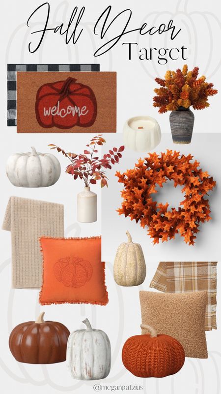 New fall home decor at Target! Wreaths, pillows, pumpkins and more. 

#LTKFind #LTKhome #LTKSeasonal