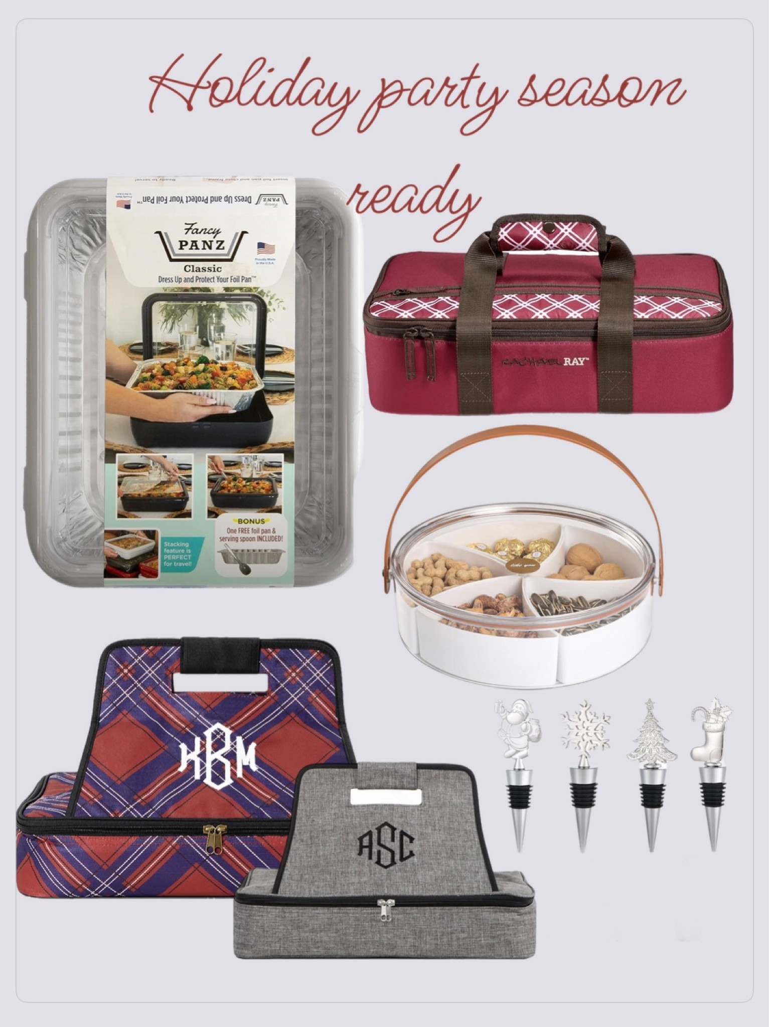 It’s Holiday Party Season!!! 🦃 🎄🎅🏻 
Casserole dish holder and carriers and wine toppers for all the holiday parties y’all got 🙌🏼

Thanksgiving + Christmas + Hostess gifts + Friendsgiving gifts + Holiday gift guides + unique gift ideas + gifts for mom 

#LTKHoliday #LTKparties #LTKGiftGuide