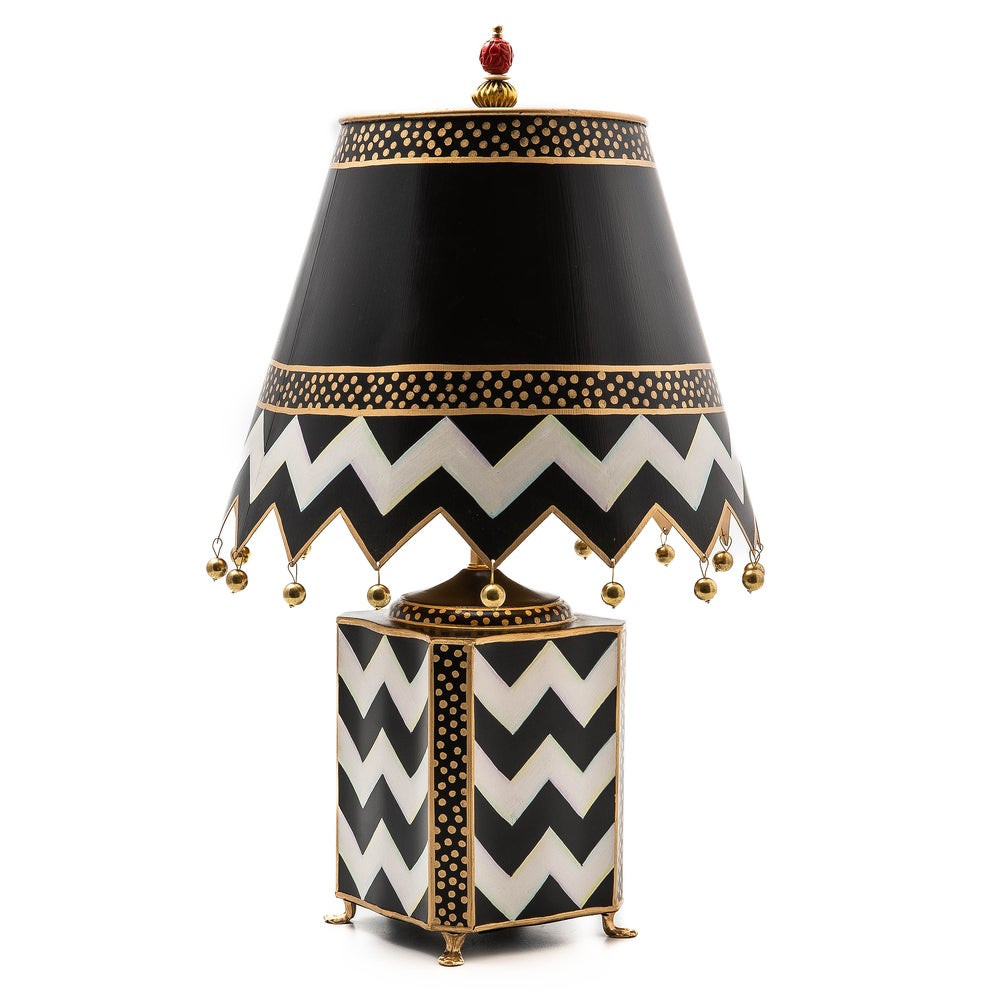 Courtly Zig Zag Table Lamp | MacKenzie-Childs