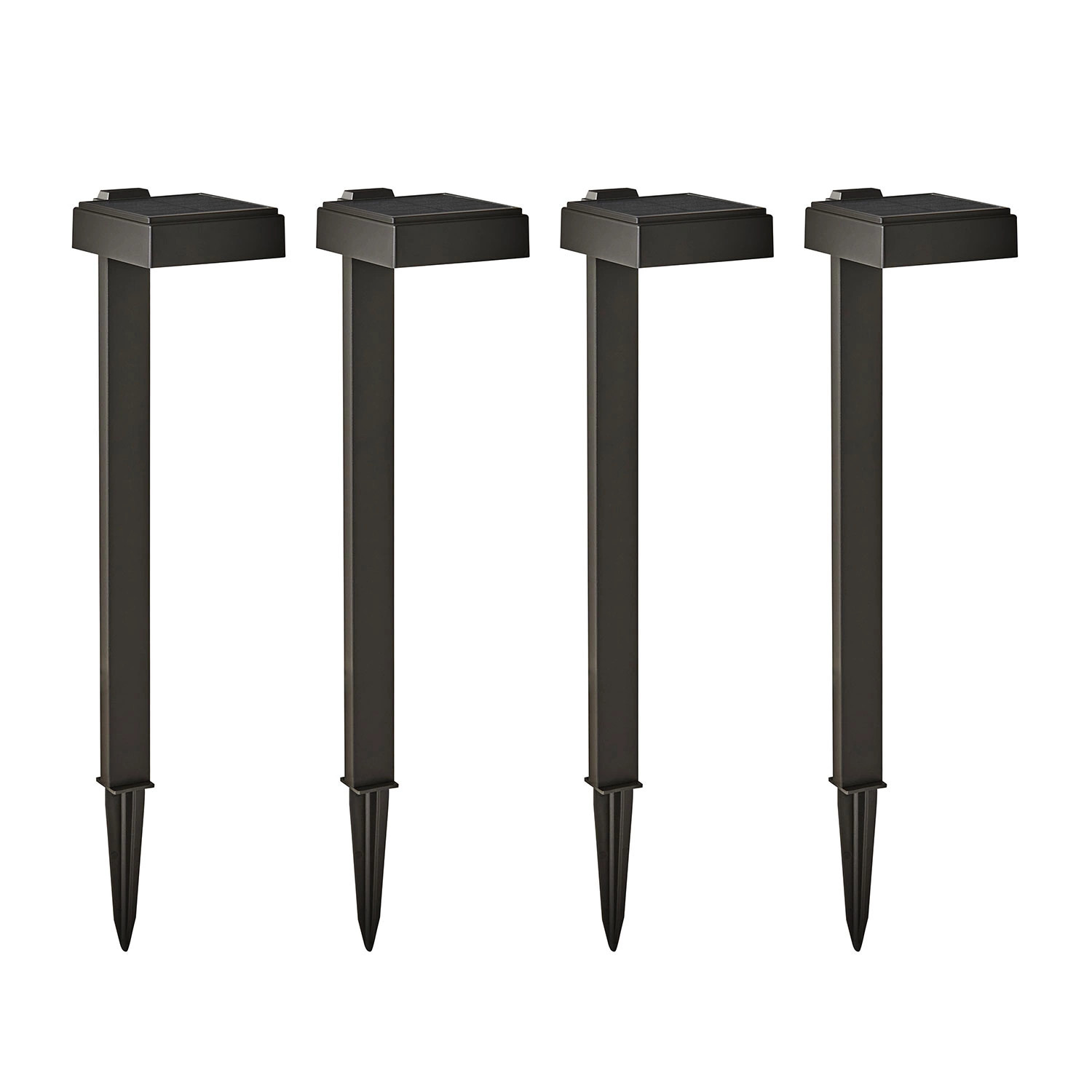 Member's Mark 4-Piece LED Solar Down Lights - Matte Black | Sam's Club